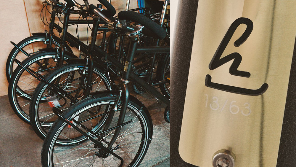 plaques signature pour vélos de luxe